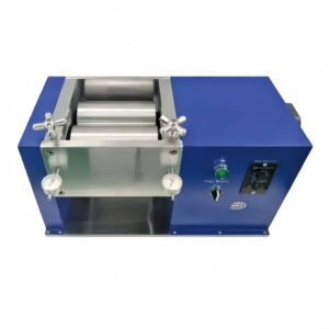 Electric Electrode Calendering Machine, Horizontally-aligned Rollers