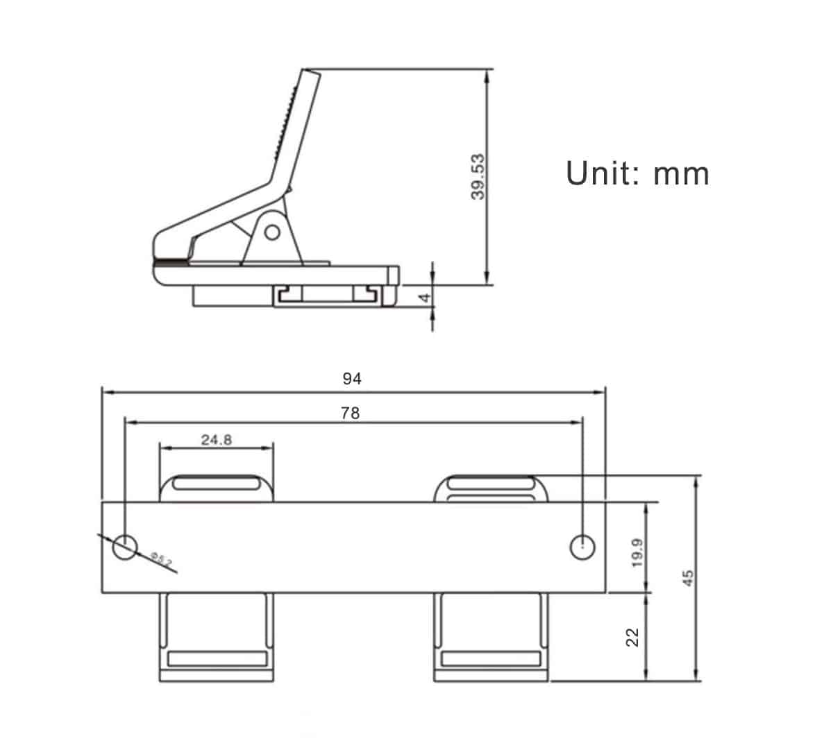 M2545 Cell Clips with Metal Strip